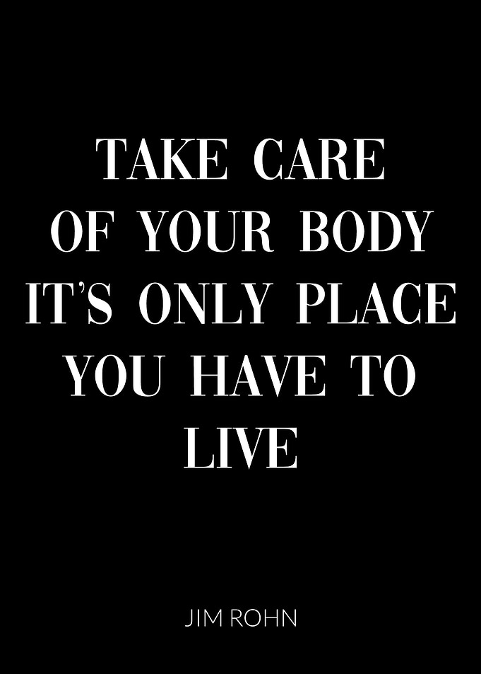 Jim Rohn Quote Care Body