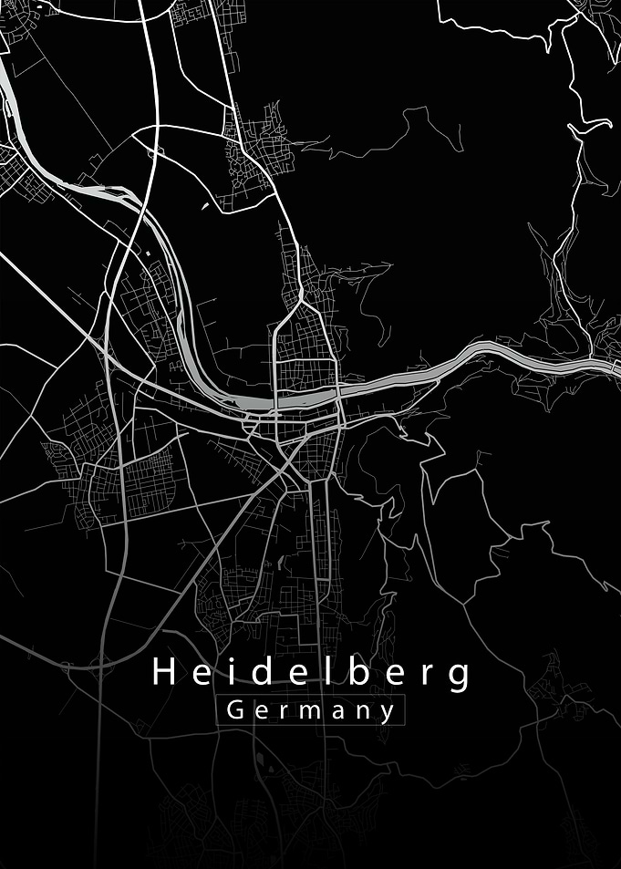 Heidelberg City Map