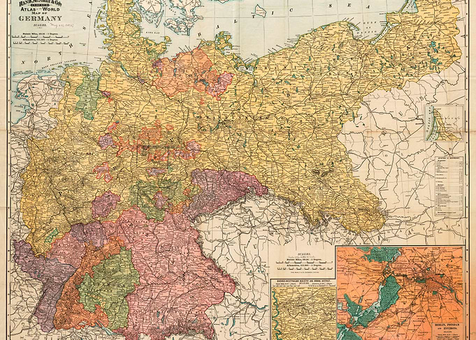Map of German Empire