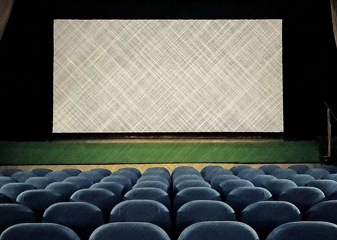 Cinema from back row empty