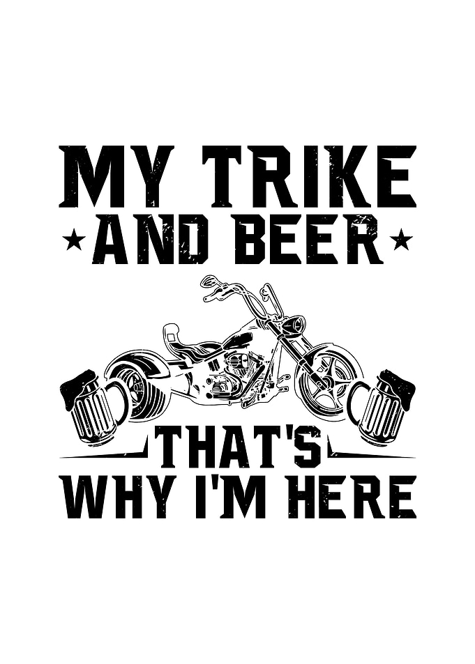 Trike And Beer Triker Gift