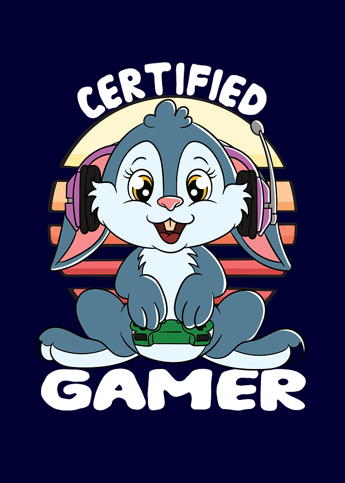 Certified Gamer Bunny