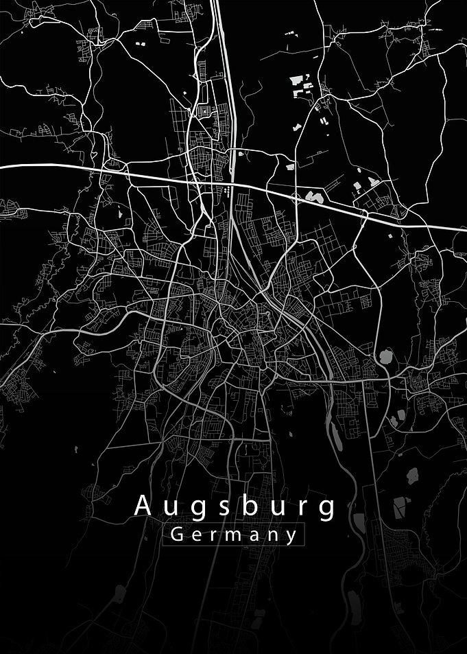 Augsburg City Map