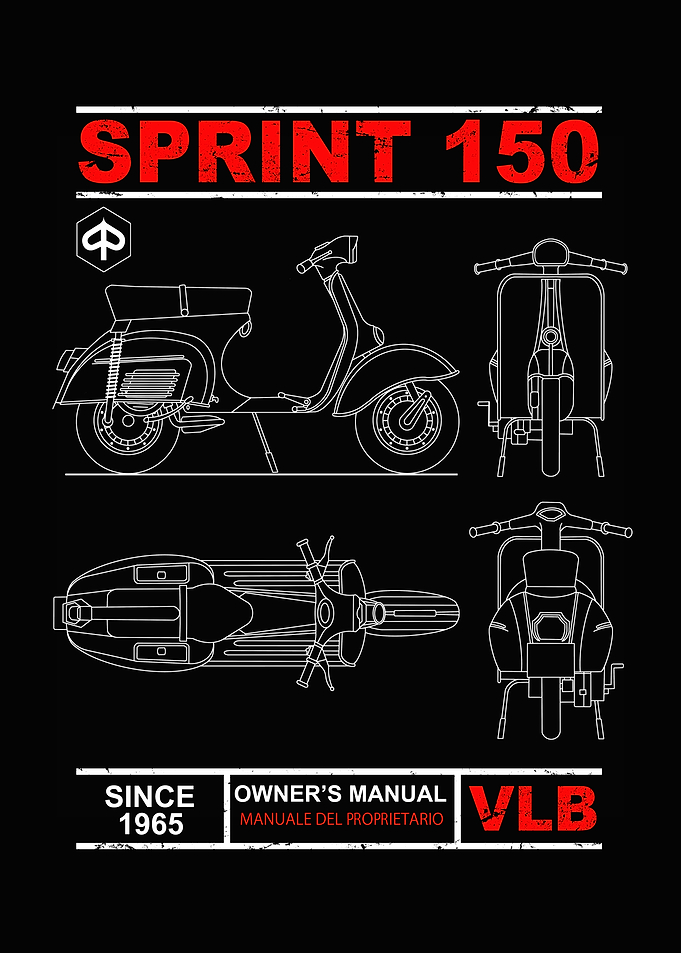 Blueprint of 150 Scooter