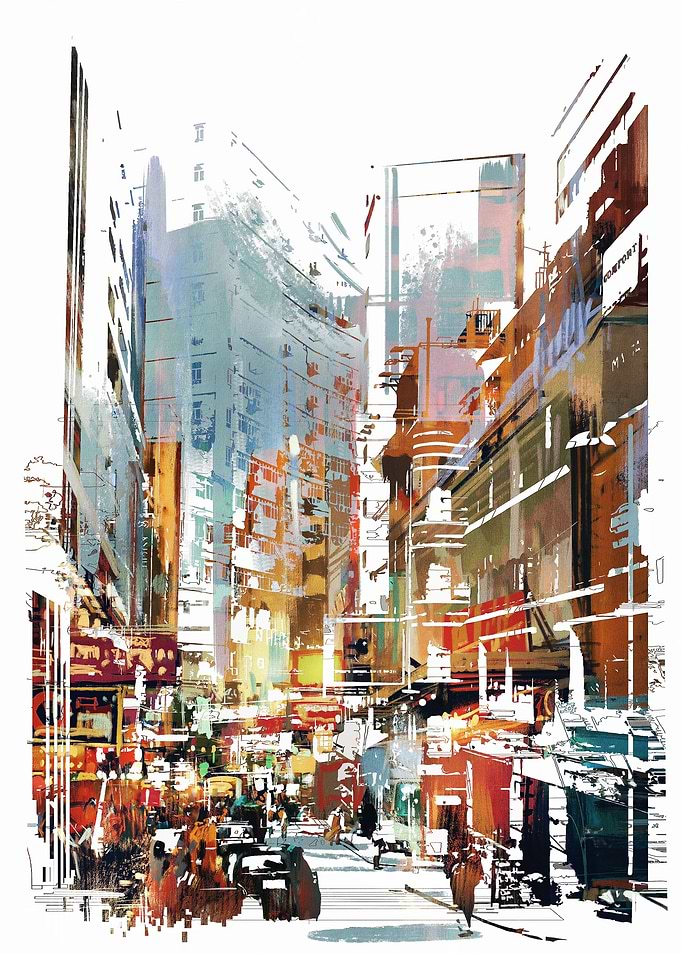 Streets of paint