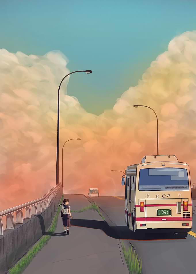 walking home