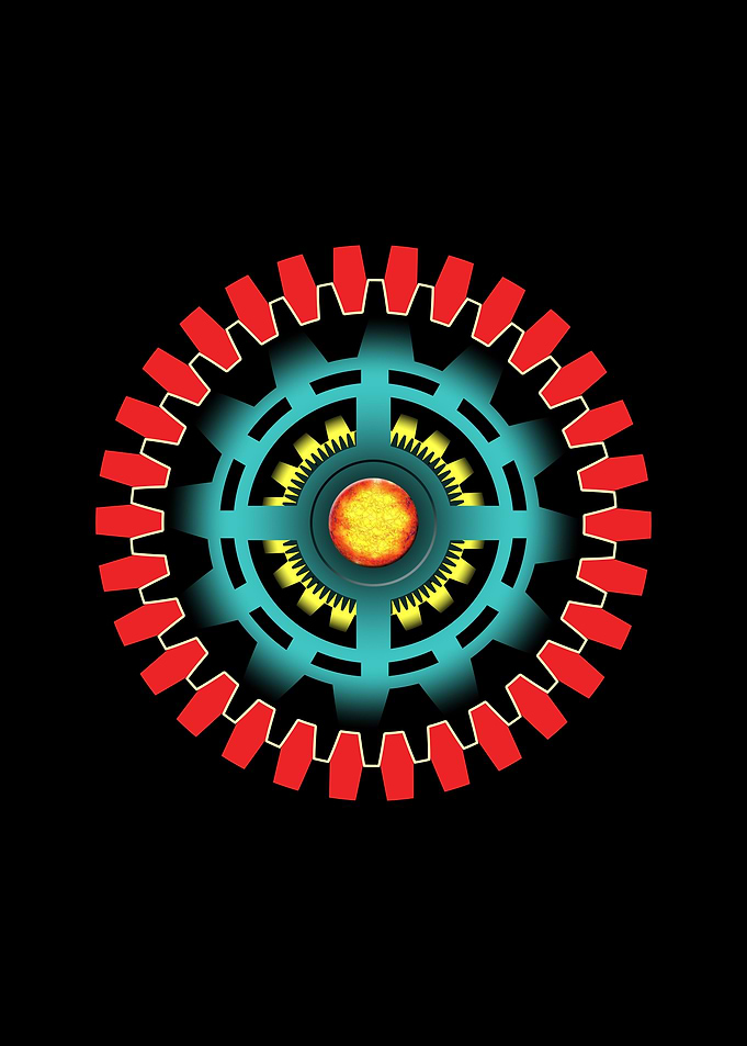 Abstract mechanical object