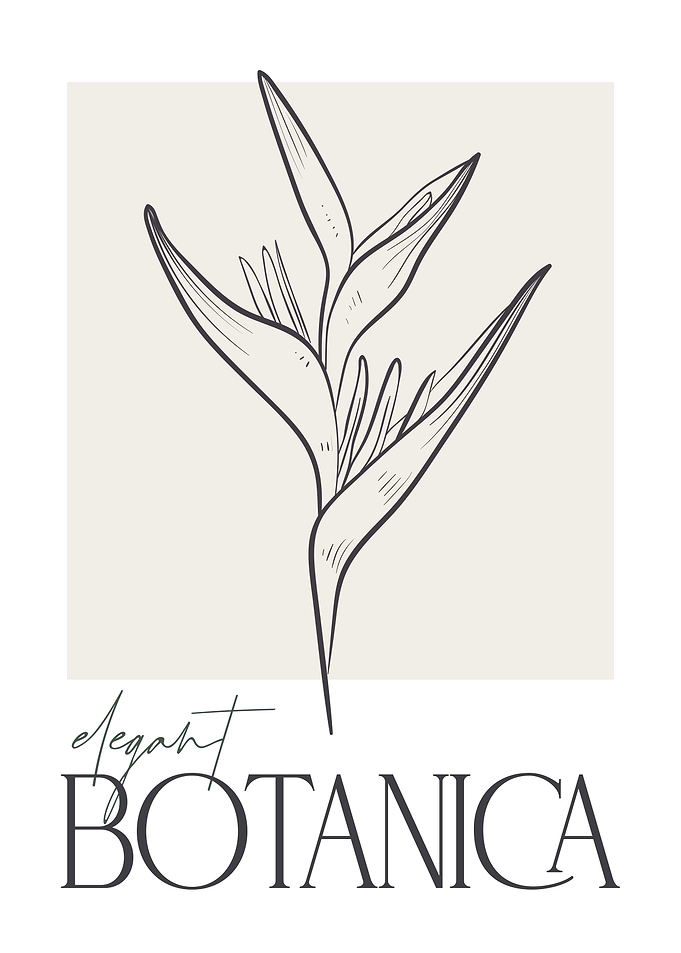 Eelgant Botanical leaf art
