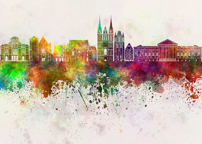 Angers skyline