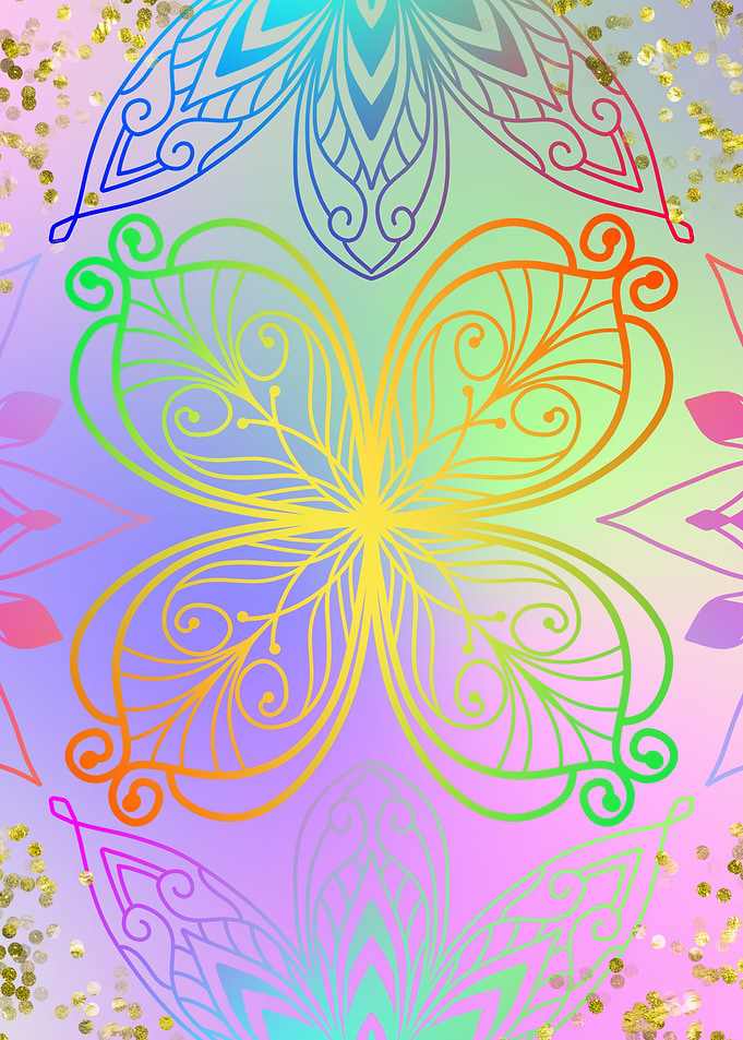 Fantasy Mandala Glitter 11