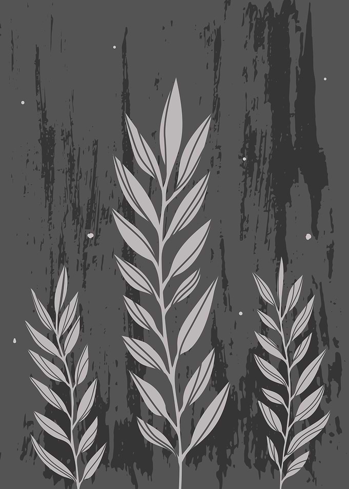 Abstract Tropical leaves