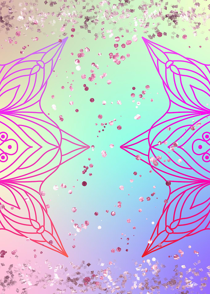 Fantasy Mandala Glitter 08