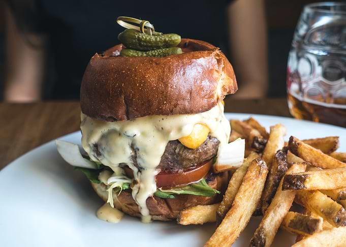 Burger and Pickles