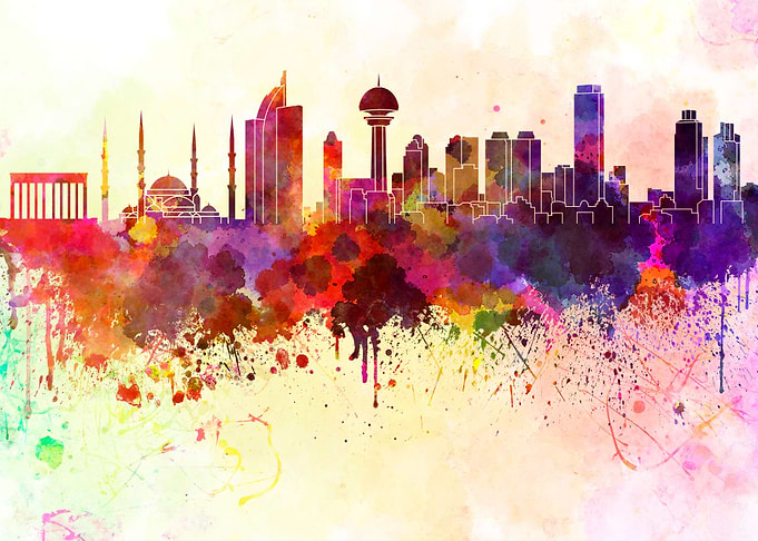 Ankara skyline