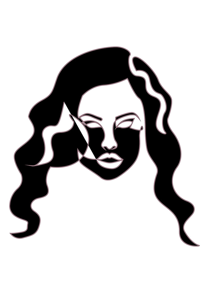 One Line Art Woman