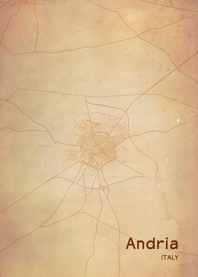 Andria City Map Italy