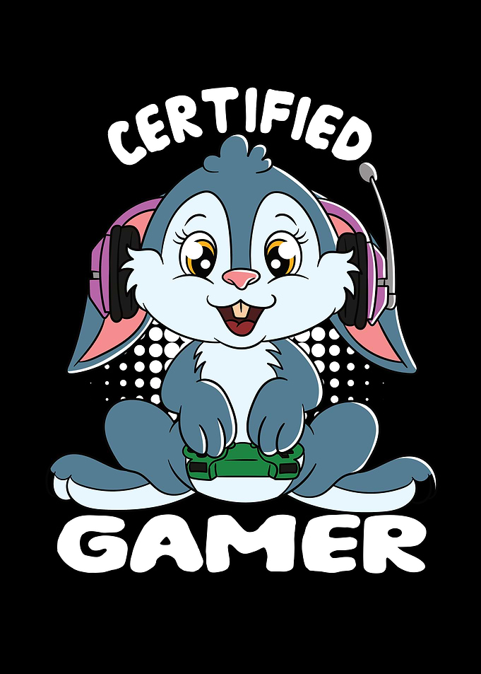 Certified Gamer Bunny