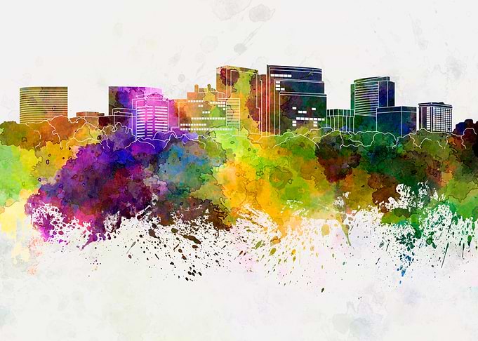 Arlington skyline