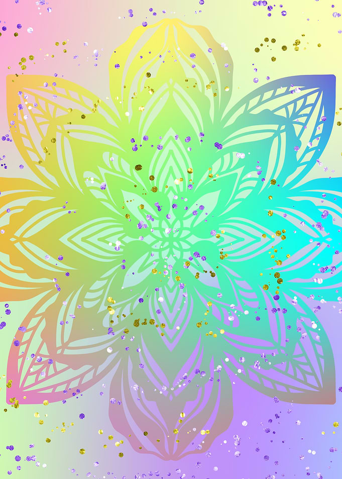 Fantasy Mandala Glitter 07