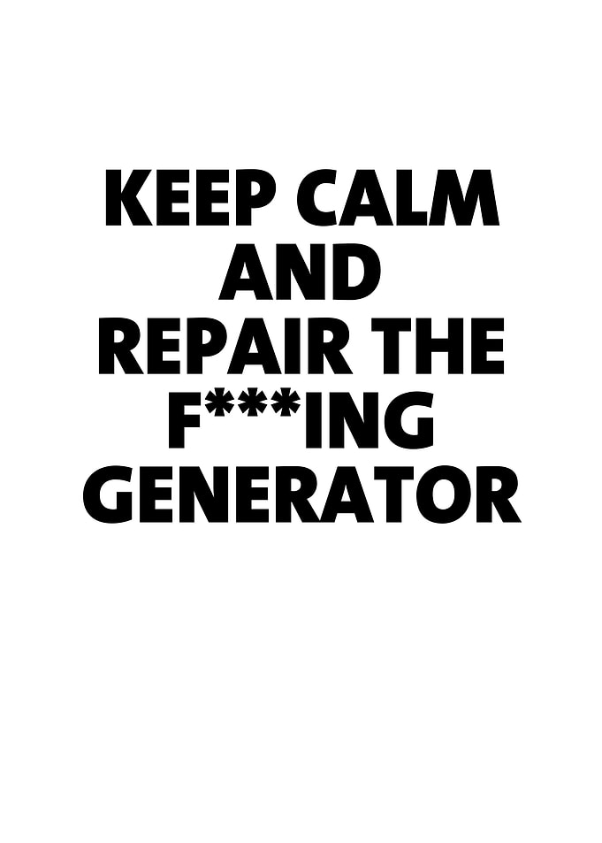 Keep Calm and Repair The