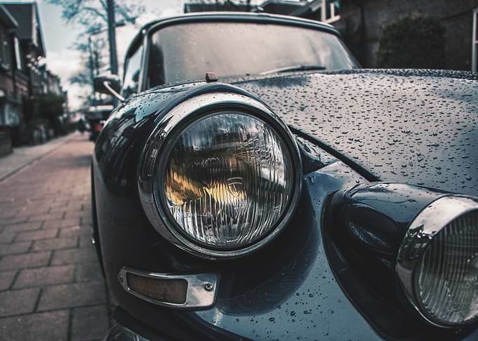 Vintage in the Rain