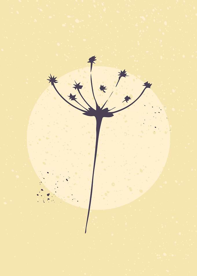 Spring blossom flower art