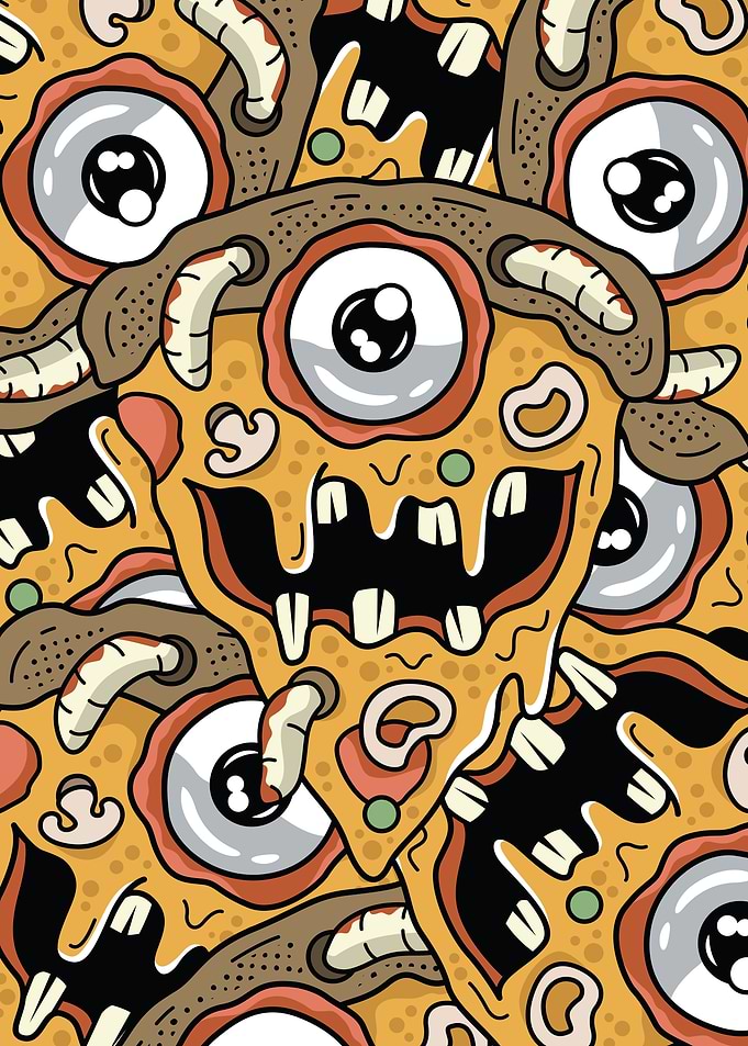 Creepy Pizza