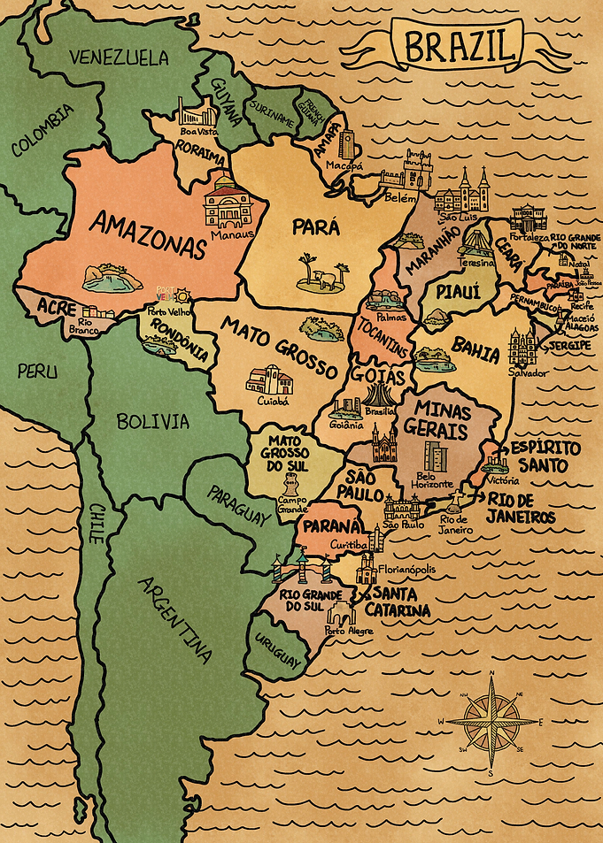 Colorful Vintage Brazil