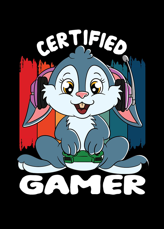 Certified Gamer Bunny