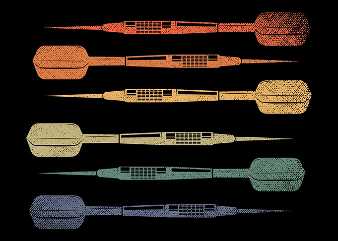 Vintage Darts Retro Dart