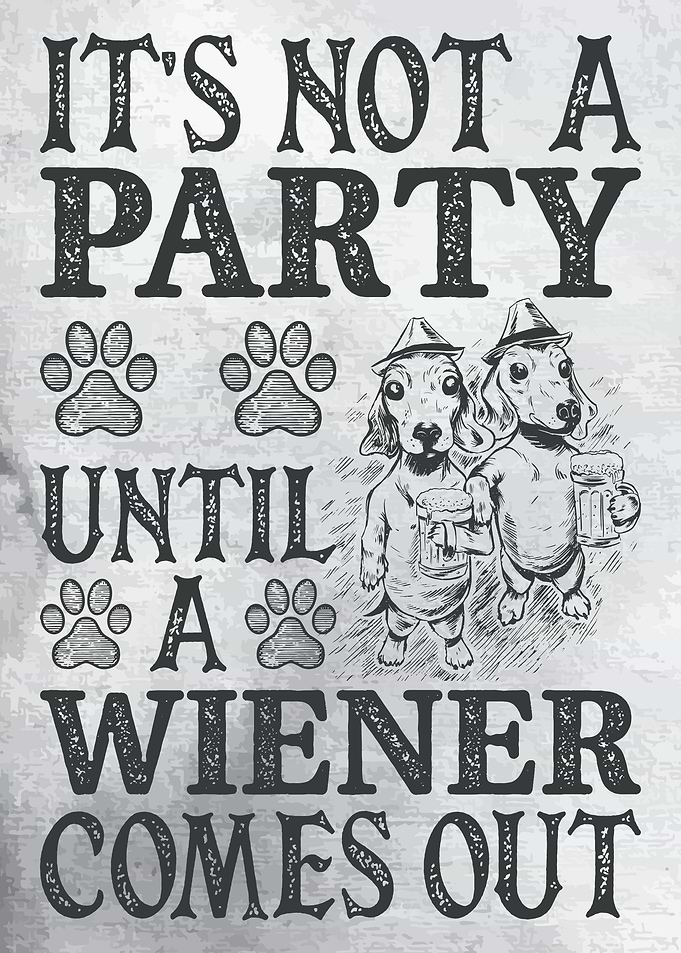 Wiener Party Dachshund