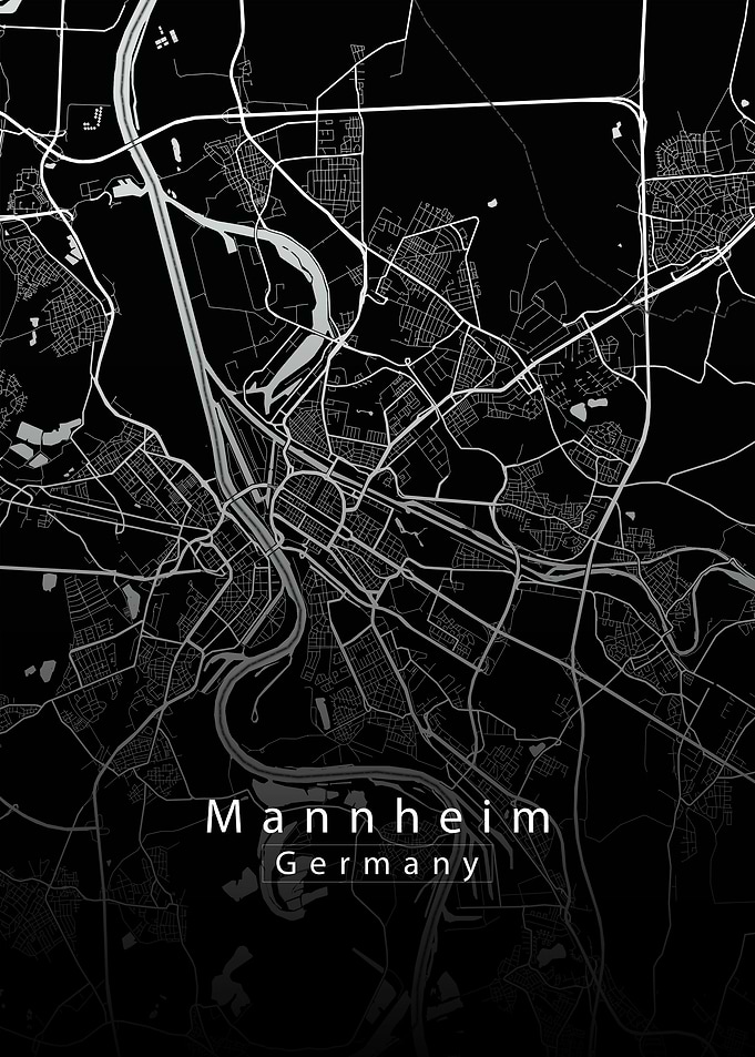 Mannheim City Map