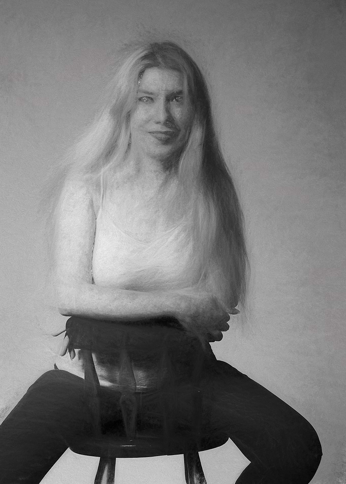 Beautiful Girl Black White
