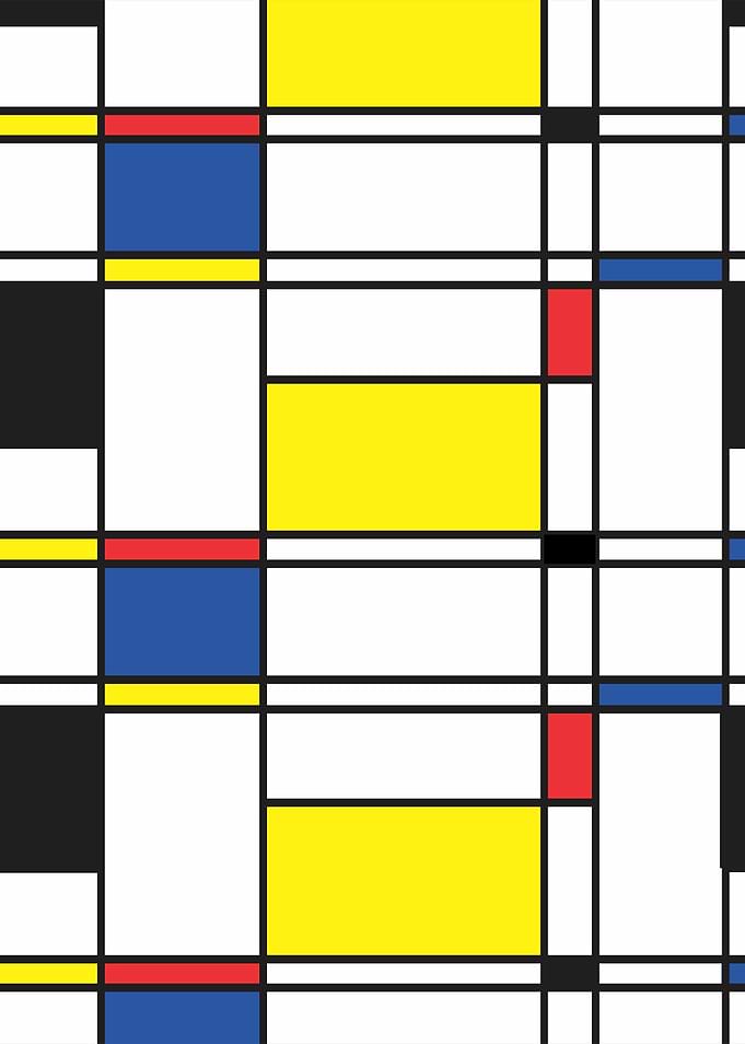 PIET MONDRIAN STYLE 02A
