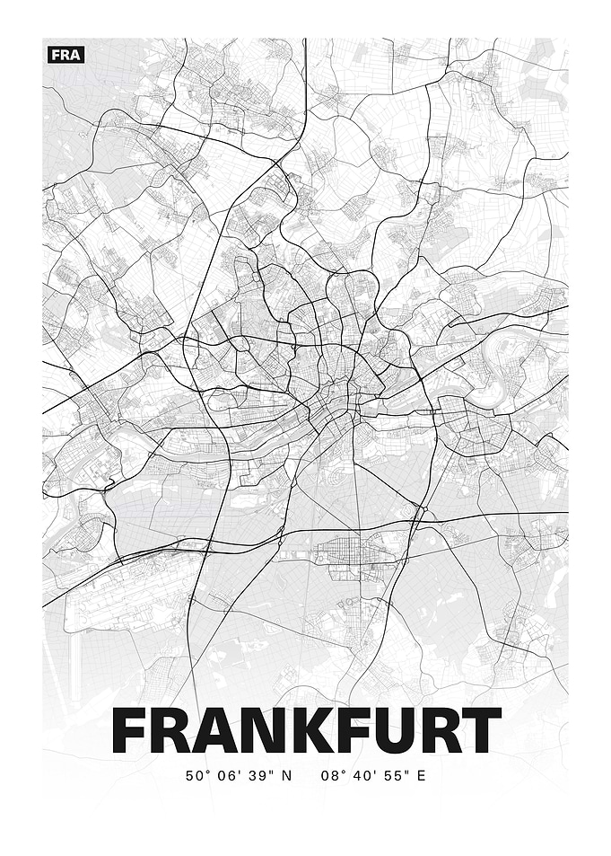 Stadtplan Frankfurt