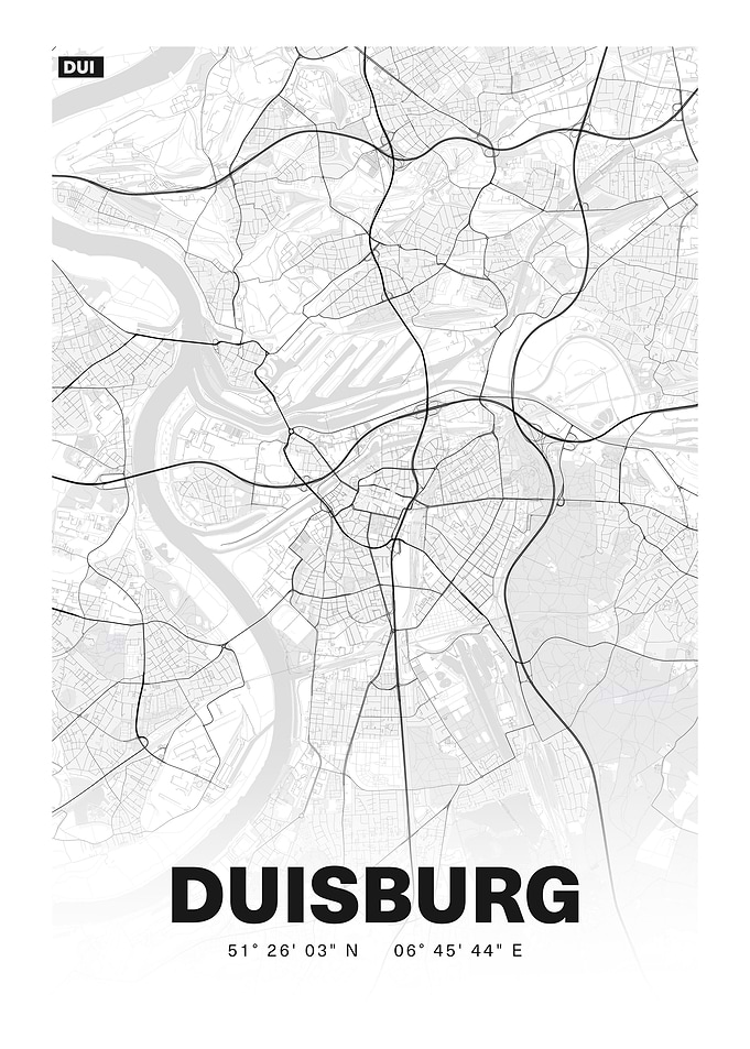 Stadtplan Duisburg