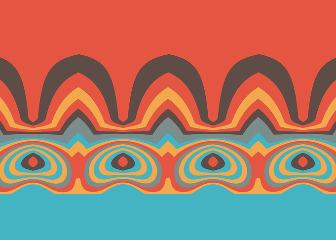 Ethnic geometric pattern