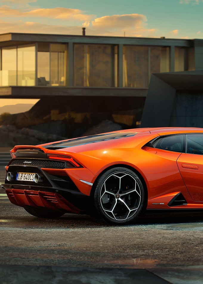 Orange Lamborghini Huracan