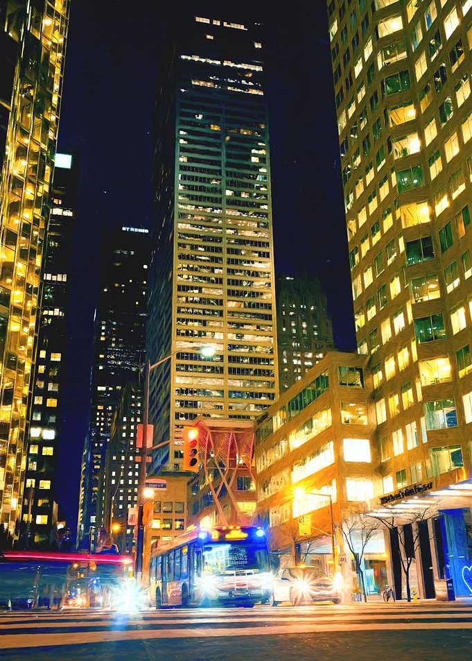 Night Time at Toronto City