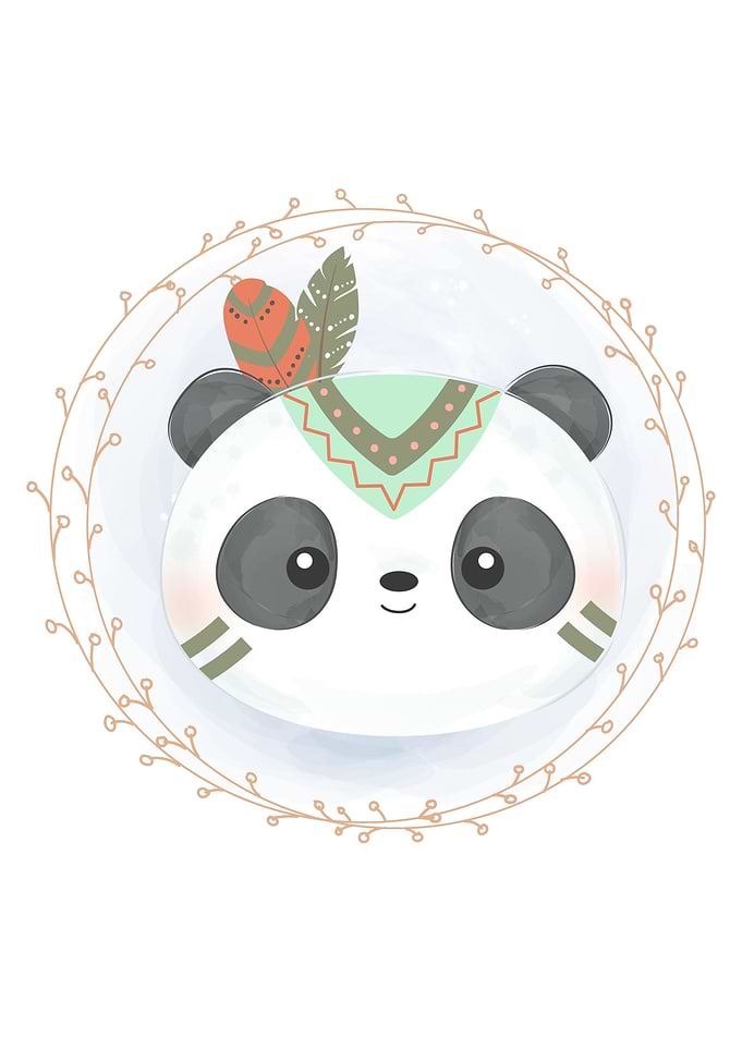 native american panda