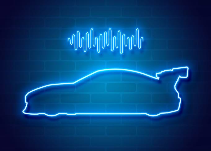 car music wave