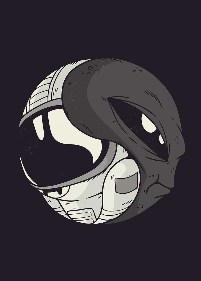 Ying yang space