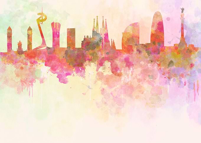 Barcelona skyline