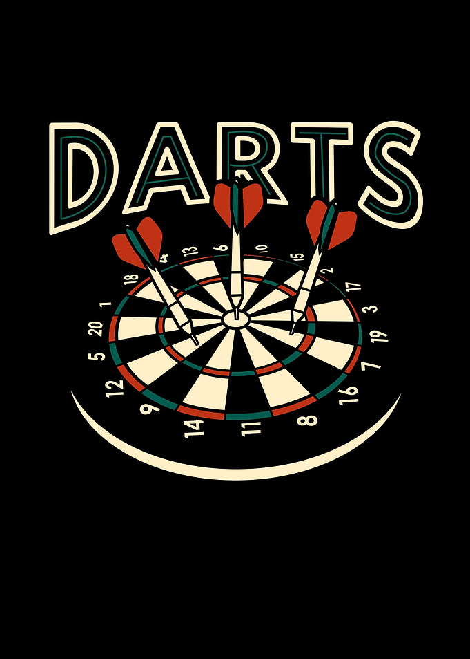 Retro Darts Dartboard