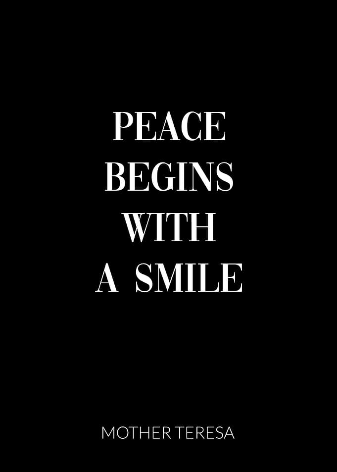 Mother Teresa Quote Peace