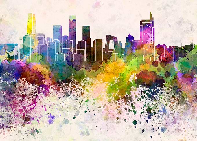 Beijing skyline