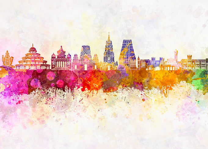 Bangalore skyline