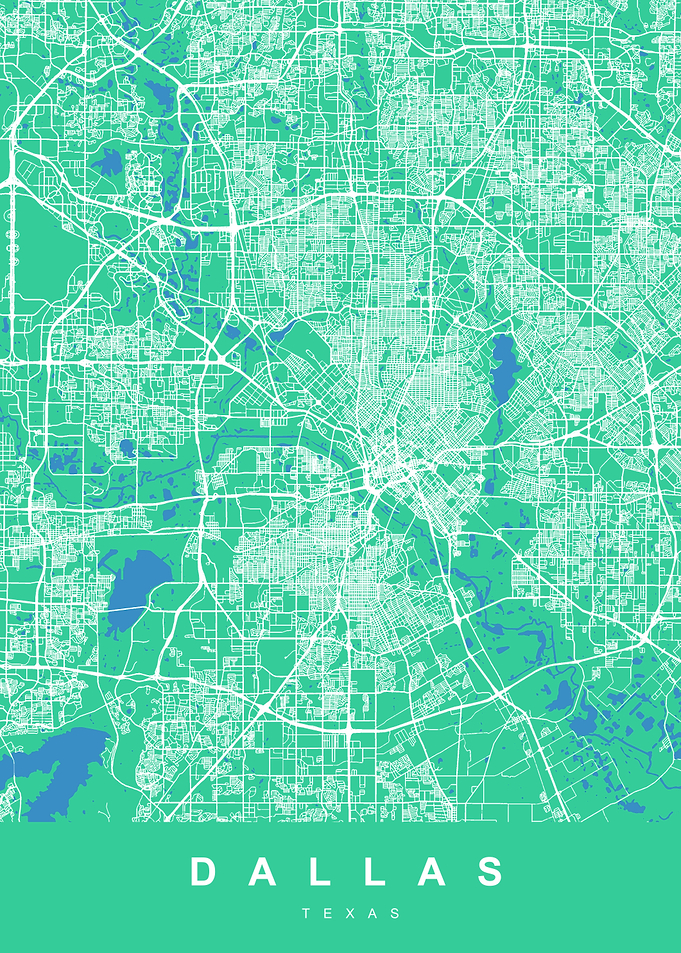 DALLAS Map TEXAS