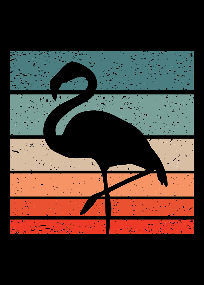 Flamingo Retro Vintage