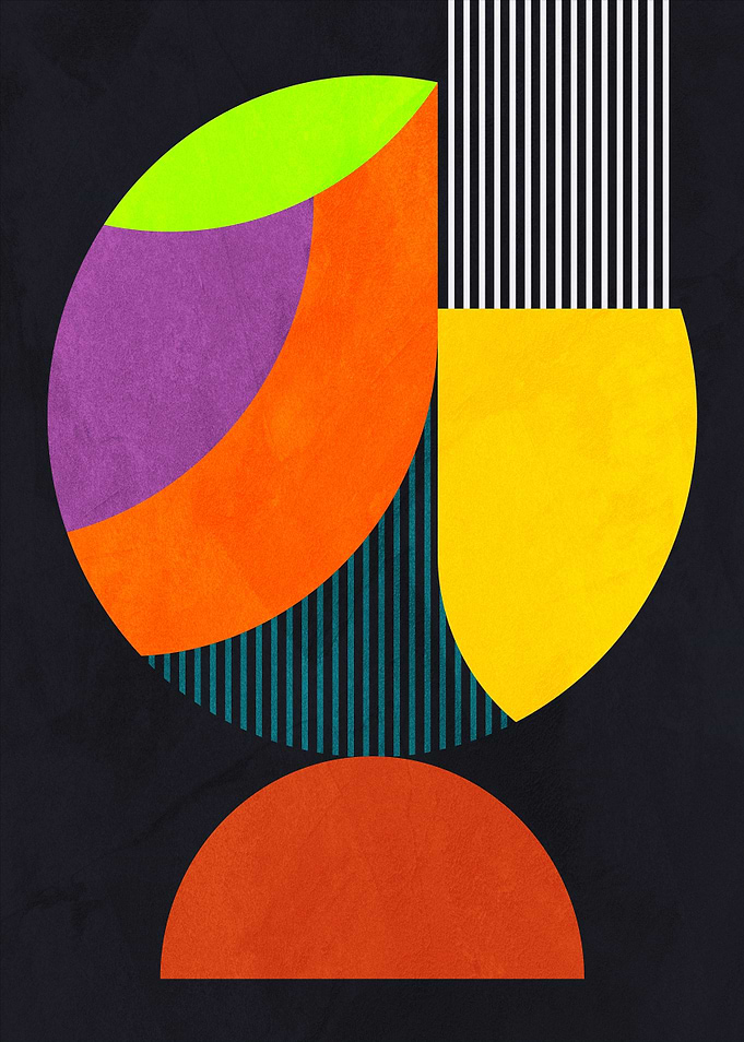 GEOMETRIC ABSTRACT 142A